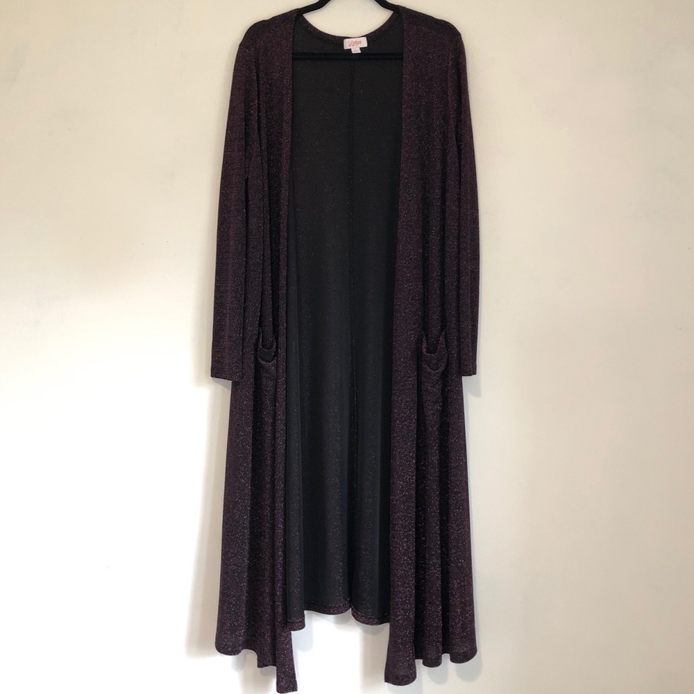 LulaRoe Simply Comfortable Long Sparkly Cardigan